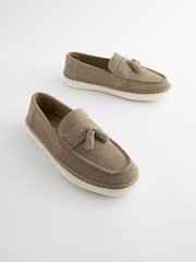 Neutro - Mocasines de ante con borlas - Imagen 1 de 5