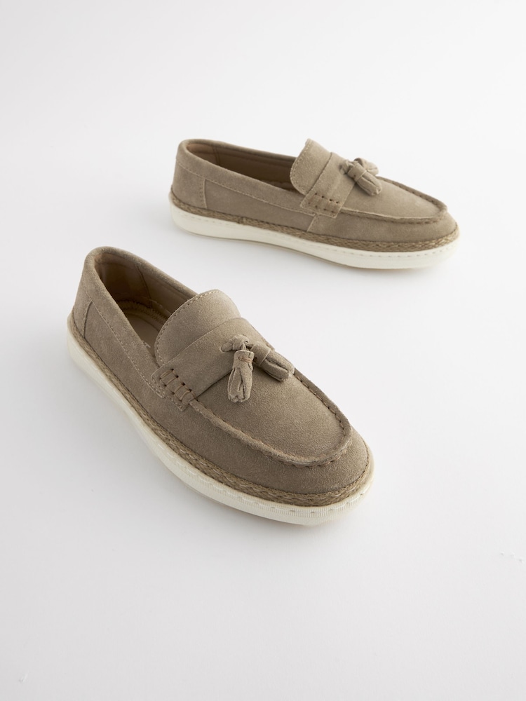 Neutro - Mocasines de ante con borlas - Imagen 1 de 5