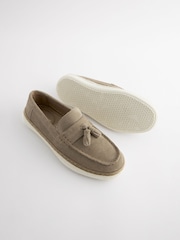 Neutro - Mocasines de ante con borlas - Imagen 3 de 5