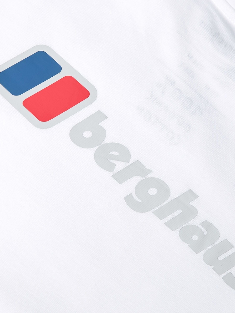 Berghaus White Front And Back T-Shirt - Image 10 of 10