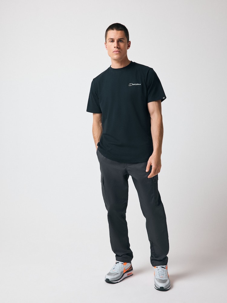 Berghaus Black Grappled Short Sleeve T-Shirt - Image 2 of 10 Berghaus Black Grappled Short Sleeve T-Shirt - Image 2 of 10