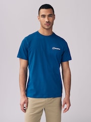 Berghaus Blue Rolling Peaks T-Shirt - Image 1 of 12