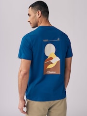 Berghaus Blue Rolling Peaks T-Shirt - Image 3 of 12