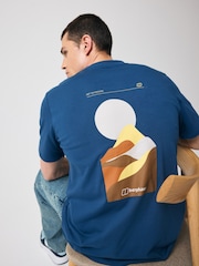 Berghaus Blue Rolling Peaks T-Shirt - Image 5 of 12