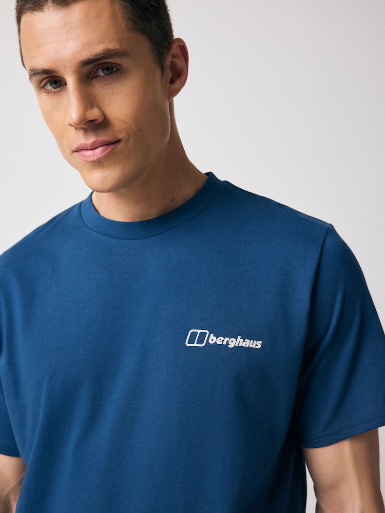 Berghaus Blue Rolling Peaks T-Shirt - Image 6 of 12