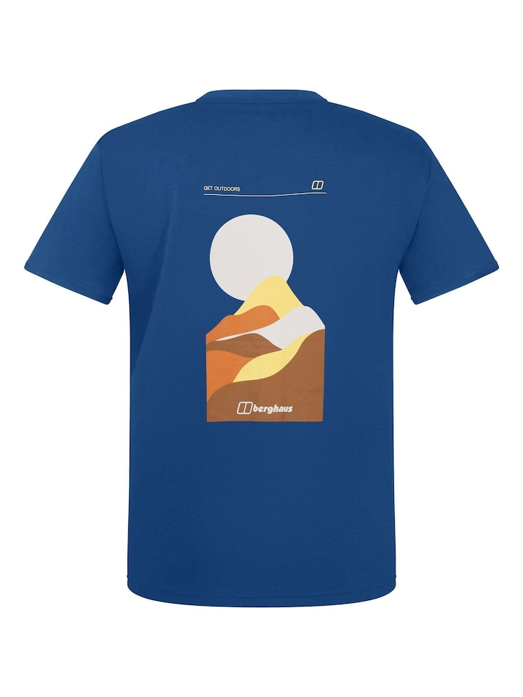 Berghaus Blue Rolling Peaks T-Shirt - Image 9 of 12