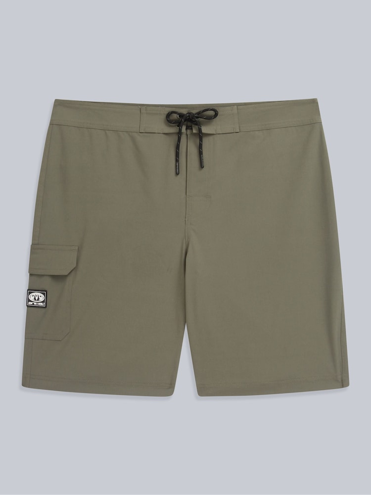 Animal Green Mens Brett Cargo UV Max Board Shorts - Image 1 of 5