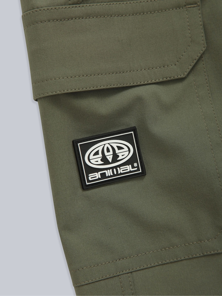Animal Green Mens Brett Cargo UV Max Board Shorts - Image 5 of 5