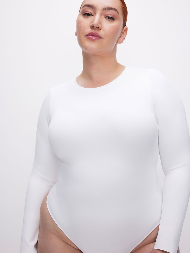 Good American White Scuba Crew Neck Bodies - Image 1 of 6