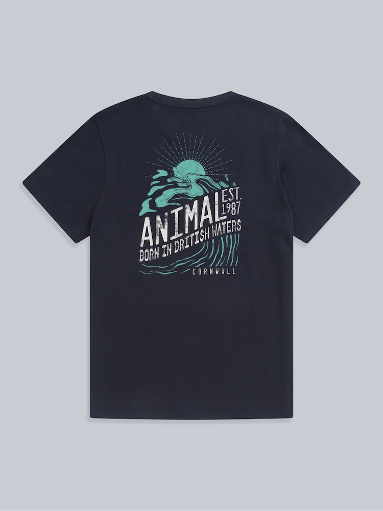 Animal Blue Jacob Organic Graphic T-Shirt - Image 2 of 5