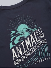 Animal Blue Jacob Organic Graphic T-Shirt - Image 3 of 5