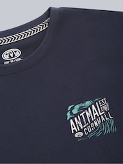 Animal Blue Jacob Organic Graphic T-Shirt - Image 5 of 5