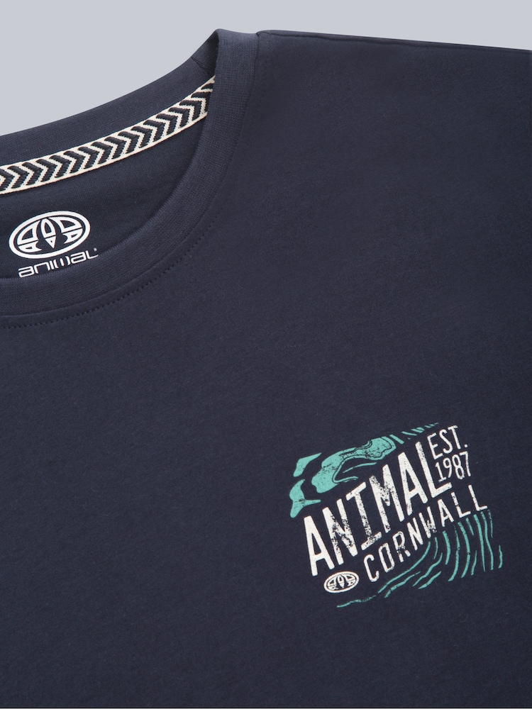 Animal Blue Jacob Organic Graphic T-Shirt - Image 5 of 5