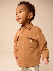 Tan Brown 100% Cotton Jersey Shirt and Joggers Set (3mths-7yrs) - Image 5 of 10