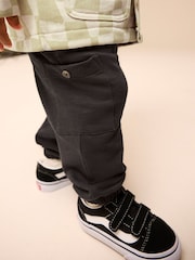 Sage Green Checkerboard 100% Cotton Jersey Shirt and Joggers Set (3mths-7yrs) - Image 3 of 11