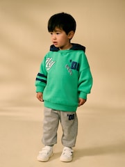 Green Varsity Hoodie and Joggers Set (3mths-7yrs) - Image 1 of 8