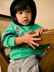 Green Varsity Hoodie and Joggers Set (3mths-7yrs) - Image 2 of 8