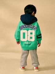 Green Varsity Hoodie and Joggers Set (3mths-7yrs) - Image 3 of 8
