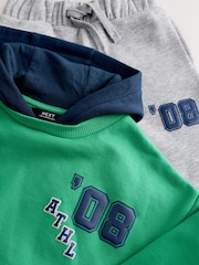 Green Varsity Hoodie and Joggers Set (3mths-7yrs) - Image 7 of 8