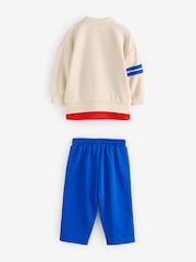 Red/Blue Cardigan and Joggers Set (3mths-7yrs) - Image 8 of 11