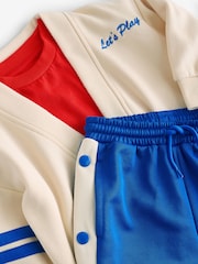 Red/Blue Cardigan and Joggers Set (3mths-7yrs) - Image 9 of 11
