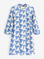 Whistles Blue Spun Triangle Dress - Image 5 of 6