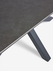 Dark Grey Astoria 6 Seater Dining Table - Image 6 of 6
