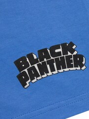 Character Black Panther 100% Cotton T-Shirt and Short Set - Image 3 of 5