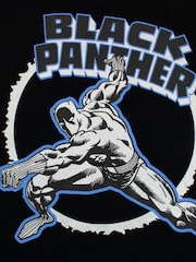 Character Black Panther 100% Cotton T-Shirt and Short Set - Image 5 of 5