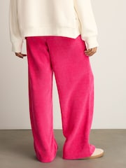 Bright Pink Pull On Wide Leg Corduroy Trousers - Image 3 of 8