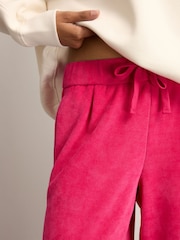 Bright Pink Pull On Wide Leg Corduroy Trousers - Image 4 of 8