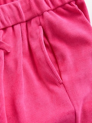 Bright Pink Pull On Wide Leg Corduroy Trousers - Image 7 of 8