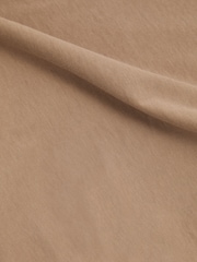 Reiss Camel Bless Cotton Crew Neck T-Shirt - Image 4 of 4
