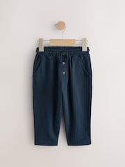 Marineblau/blau - Strukturierte Jersey-Jogginghose aus 100 % Baumwolle (3 M. bis 7 J.) - Bild 4 von 7