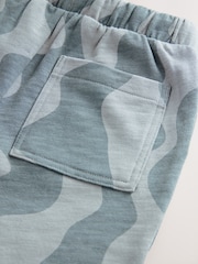 Grey Wavy 100% Cotton Patterned Jersey Joggers (3mths-7yrs) - Image 7 of 7