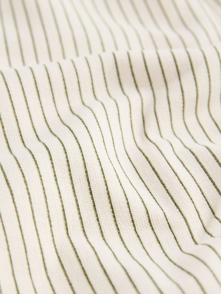 Ecru Off White Patterned Jersey 100% Cotton Joggers (3mths-7yrs) - Image 9 of 9