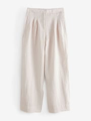 Natural N. Premium Smart 100% Linen Trousers - Image 6 of 8