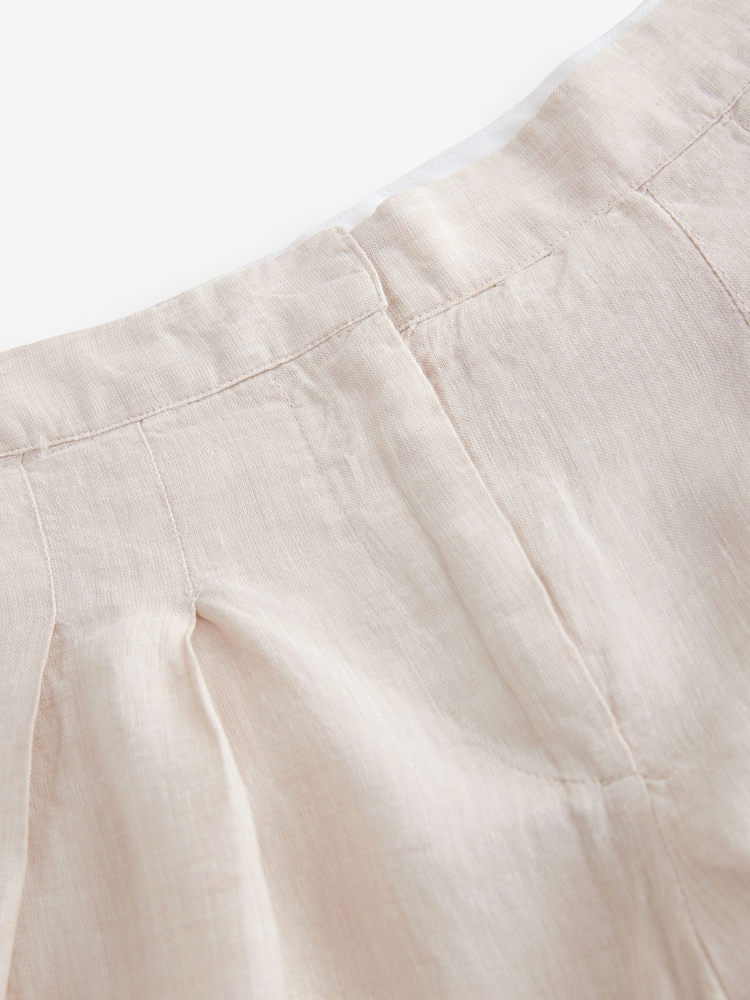 Natural N. Premium Smart 100% Linen Trousers - Image 8 of 8