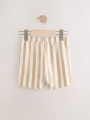 Stone and White Patterned Singles Shorts (3mths-7yrs) - Image 2 of 4