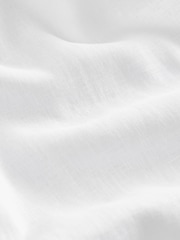 White N. Premium 100% Linen Wide Leg Pull-on Trousers - Image 8 of 8