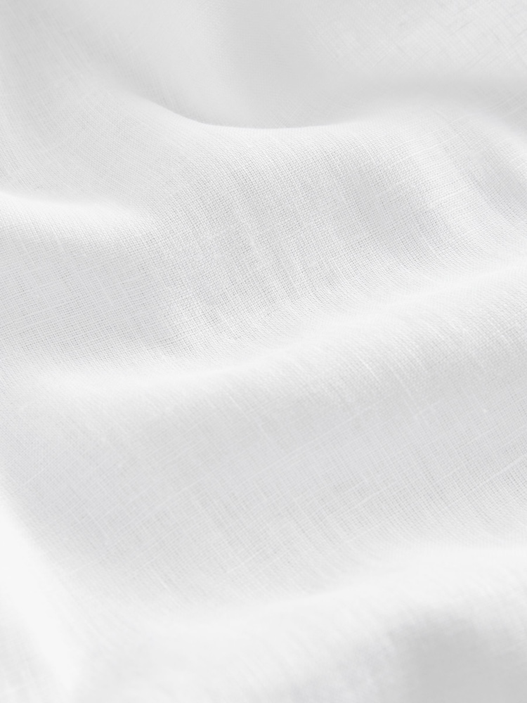 White N. Premium 100% Linen Wide Leg Pull-on Trousers - Image 8 of 8
