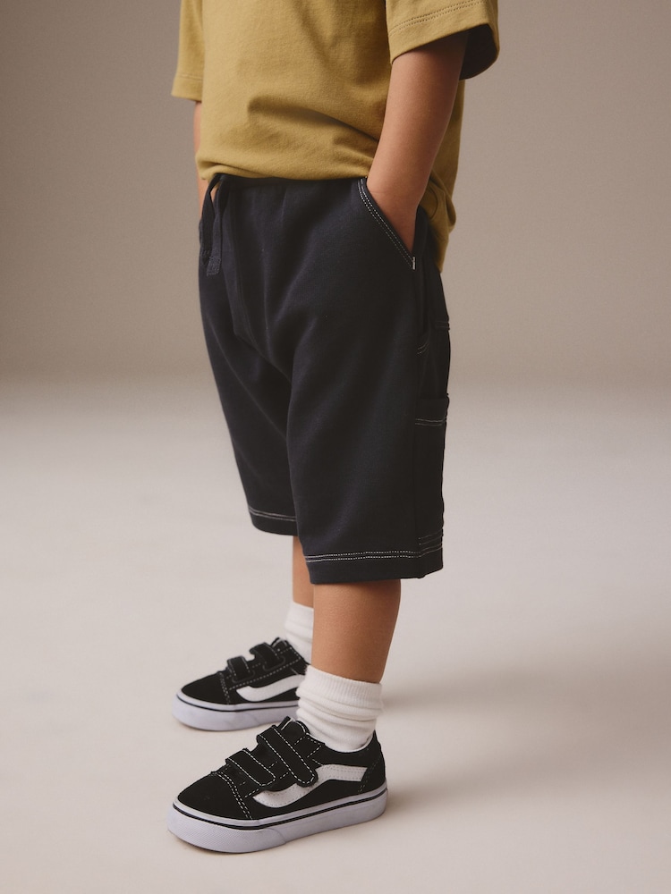 Темно-серый - Jersey Carpenter 100% Cotton Shorts (3mths-7yrs) - Изображение 1 из 8
