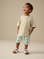 Mineral Blue Patterned Singles Shorts (3mths-7yrs) - Image 2 of 3
