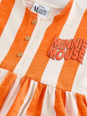 Minnie Mouse Orange Stripe Short Sleeve Jersey Dress (3mths-7yrs) - Image 10 of 10