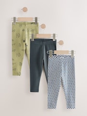 Mono Leggings 3 Pack (3mths-7yrs) - Image 1 of 7