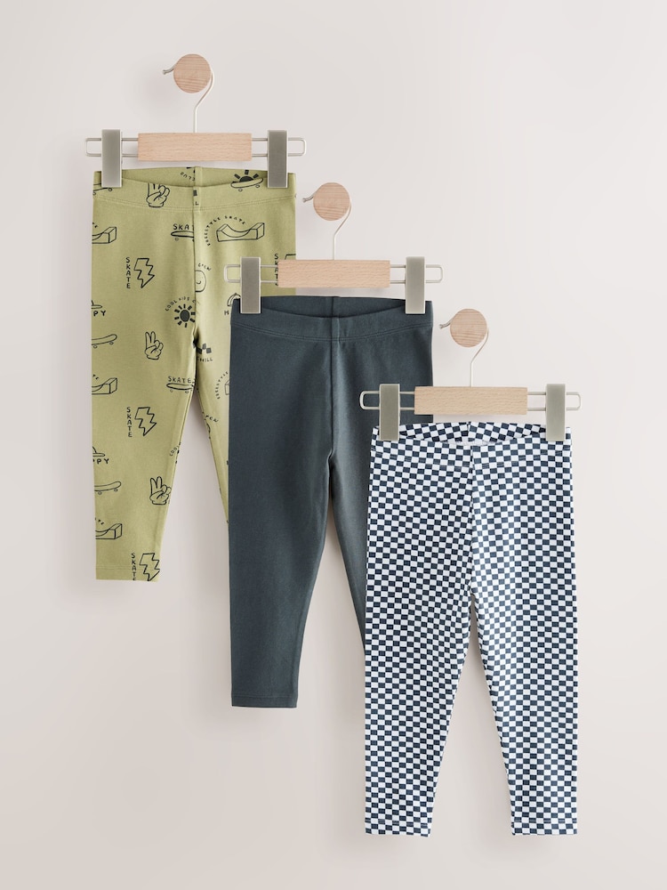 Mono Leggings 3 Pack (3mths-7yrs) - Image 1 of 7