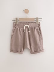 Mineral Blue/ Stripe/ Brown Lightweight Jersey Shorts 3 Pack (3mths-7yrs) - Image 3 of 7