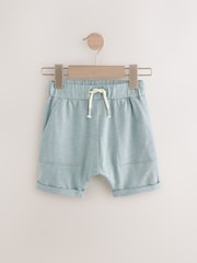 Mineral Blue/ Stripe/ Brown Lightweight Jersey Shorts 3 Pack (3mths-7yrs) - Image 4 of 7