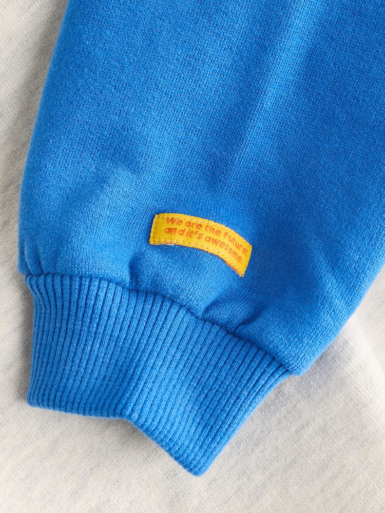 Grey Crew Neck Sweatshirt (3mths-7yrs) - Image 4 of 4