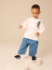 White Crew Neck Sweatshirt (3mths-7yrs) - Image 3 of 7